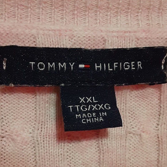Tommy Hilfiger Pink Cardigan Sweater - Picture 2 of 4